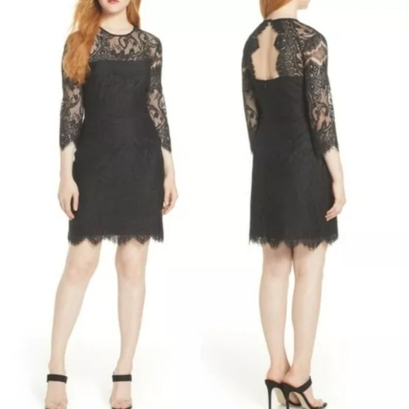 BB Dakota Dresses & Skirts - BB Dakota Jayce Lace Sheath Dress